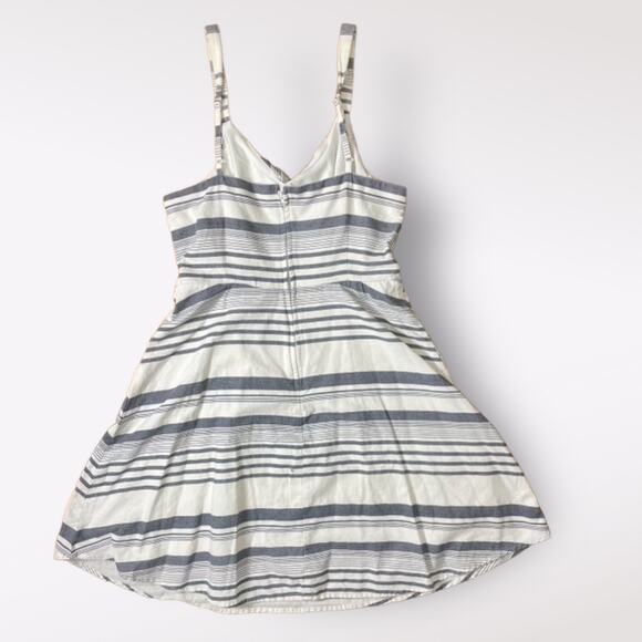 Francesca’s Jun & Ivy‎ Blue and White Striped Mini Dress Size M - Picture 3 of 8
